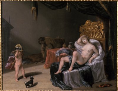 Mars and Venus with Cupid by Laurentius de Neter
